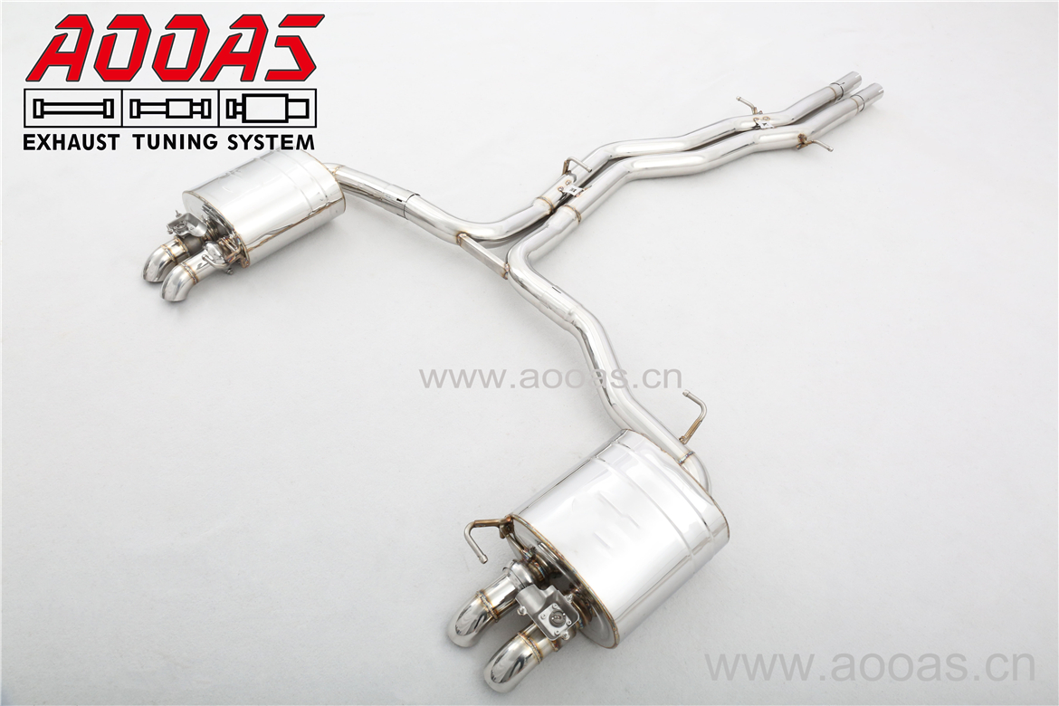 Audi A8L 19 models 3.0T    All SS304 / Valvetronic Catback System